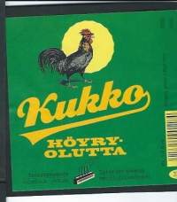 Kukko Höyryolutta - olutetiketti