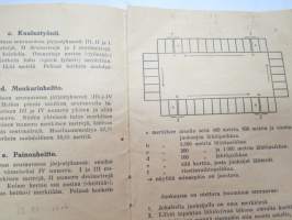 Urheilupeli - Idrottsspelet -lautapelin ohjeet / board game instructions