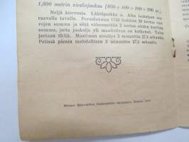 Urheilupeli - Idrottsspelet -lautapelin ohjeet / board game instructions