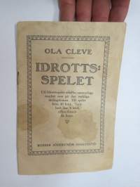 Urheilupeli - Idrottsspelet -lautapelin ohjeet / board game instructions