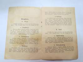 Urheilupeli - Idrottsspelet -lautapelin ohjeet / board game instructions