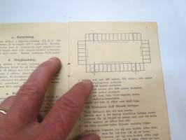 Urheilupeli - Idrottsspelet -lautapelin ohjeet / board game instructions