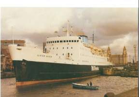 Ulster Queen 1979 / P&amp;O Ferries - laivakortti, laivapostikortti