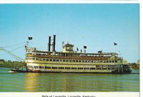 The Belle of Louisville Kentucky  - laivakortti, laivapostikortti