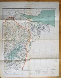Suomen yleiskartta Lehti A4 Inari - kartta