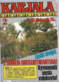 Karjala nyt 1987 nr 2  mukana jätti sateliittikartta