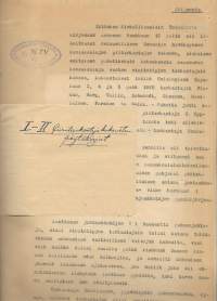 Kansakoulun I-II Piiritarkastajakokouksen pöytäkirjat kirjaksi sidottuna nahkaselkämys ... puhetta johti kansakoulujen ylitarkastaja Uno Cygnaeus 1885 -1890
