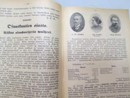 Pellervo 1915 - sidottu vuosikerta, monipuolinen maatalousaiheinen lehti, paljon mainoksia -agricultural magazine - annual volume