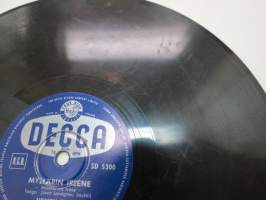 Decca SD 5300 Henry Theel - Myllärin Irene / Anema e core -savikiekkoäänilevy, 78 rpm record