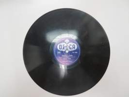 Decca SD 5300 Henry Theel - Myllärin Irene / Anema e core -savikiekkoäänilevy, 78 rpm record