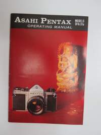 Asahi Pentax camera models SV &amp; S1a operating manual  -kameran käyttöohje