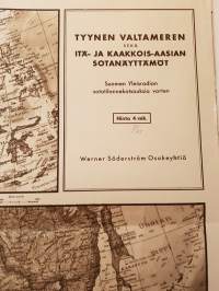 Tyynen valtameren sekä itä- ja kaakkois-Aasian sotanäyttämöt. Suomen Yleisradion sotatilannekatsauksia varten.