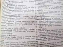 Metsäsanakirja suomi-ruotsi-saksa-englanti / Skogsordbok / Forstwörterbuch / Forest dictionary