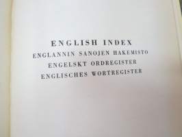 Metsäsanakirja suomi-ruotsi-saksa-englanti / Skogsordbok / Forstwörterbuch / Forest dictionary