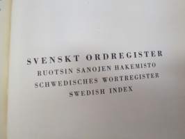 Metsäsanakirja suomi-ruotsi-saksa-englanti / Skogsordbok / Forstwörterbuch / Forest dictionary