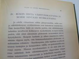 Viljan ja leivän hintasuhteista Suomen kaupungeissa silmälläpitäen hintatilaa 1890-luvun alkupuolella - economics research