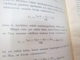 Viljan ja leivän hintasuhteista Suomen kaupungeissa silmälläpitäen hintatilaa 1890-luvun alkupuolella - economics research