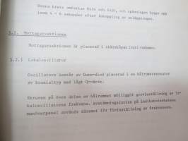 Anritsu marinradar typ AR - SO2R Bruksanvisning och servicehandbok -tutka, käyttöohjekirja ruotsiksi / radar manual in swedish