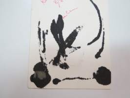 Kirka - Kirill Babitsin - Ihailijakortti / valokuva, jolla omakätinen nimikirjoitus, taustalla saajan (Leila) kirjoittama päiväys; 8.8.1970 -fan card with autograph
