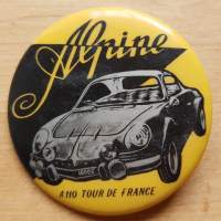 Alpine A110 tour de France -rintamerkki