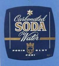Carbonated  Soda Water -  juomaetiketti