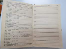 Maatalouskalenteri 1933, maatalousaiheisia artikkeleita, taulukoita, kirjoituksia, runsaasti mainoksia maatalouteen liittyen -agricultural calender