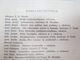 Joulu-Lotta 1933, Lotta-Svärd joulujulkaisu monipuolisine artikkeleineen, kuvituksineen ja mainoksineen -christmas publication