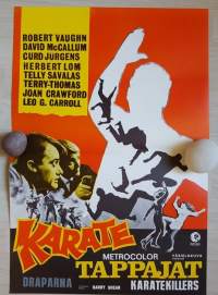 Karate tappajat - 1967 - juliste, Robert Vaughn, David McCallum, Joan Crawford, ohjaus Barry Shear