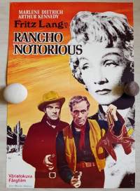Rancho Notorious - 1952 -, Marlene Dietrich and Arthur Kennedy