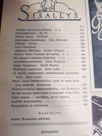 Kotiliesi 1938 nr 21  marraskuu (Kansi Martta Wendelin, susikoira aihe)  Sis. artikkelin Jenny Paulaharju -aiheesta. Ajankuvaa syksy 1938