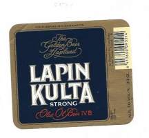 Lapin Kulta strong IVB oluy  - olutetiketti  10 kpl erä