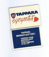 Tappara sytyttää -  tyhjä tulitikkuaski