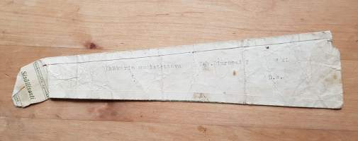 Kankaanpään Apteekki, 1945, resepti signatuuri