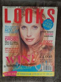 Looks August 1994. Magazine, fashion, hair, make-up