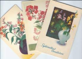 Helga Sjöstedt 3 eril postikortti