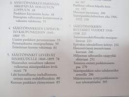 Aate ja raha -  Säästöpankit suomalaisessa yhteiskunnassa 1822-1994 -Savings Banks in finnish society
