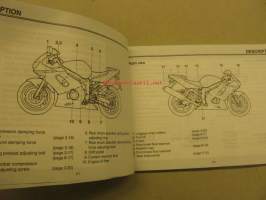 Yamaha YZF R6 owner´s manual käyttöohjekirja