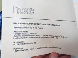 Hoas opiskelija-asunnot Helsinki - Espoo - Vantaa -student housing
