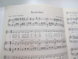 Kesävalssi -nuotit, kansikuva Timo T.A. Mikkonen / notes