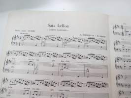 Sata kelloa (Cento campane) -nuotit, kansikuva Tapani Perttu, Eino Grön / notes