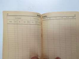 Maatalouskalenteri 1920, sisältää monipuolisesti ja runsaasti taulukoita, tietoja maatalouteen liittyvistä aiheista, mainoksia ym. -agricultural calendar