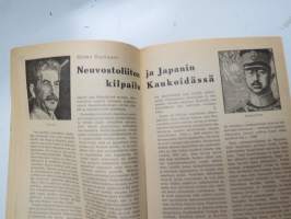 Mitä nyt 1945 nr 18 -vakavahenkinen aikakauslehti sodanjälkeisessä epävarmassa ajassa, kulttuuria, viihdettä, yleispolitiikkaa ym. -magazine