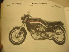 Yamaha XZ550 service manual huolto-ohjekirja