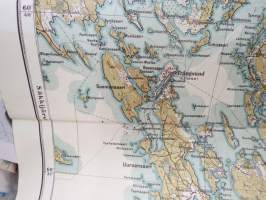 IV: U. Wiipuri (Viipuri) - Wiipurin, Johanneksen, Säkkijärven Koiviston ja Kuolemajärven kunnat 1921 -kartta / map