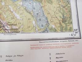 IV: U. Wiipuri (Viipuri) - Wiipurin, Johanneksen, Säkkijärven Koiviston ja Kuolemajärven kunnat 1921 -kartta / map
