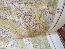 IV: U. Wiipuri (Viipuri) - Wiipurin, Johanneksen, Säkkijärven Koiviston ja Kuolemajärven kunnat 1921 -kartta / map