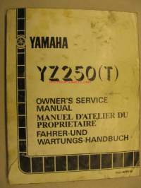 Yamaha YZ250(T) owner´s service manual huolto-ohjekirja