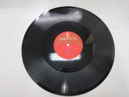 Decca F 10314 - Edmundo Ros - Lover´s Tango - Military Samba -savikiekkoäänilevy, 78 rpm record