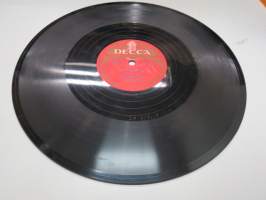 Decca F 10314 - Edmundo Ros - Lover´s Tango - Military Samba -savikiekkoäänilevy, 78 rpm record