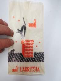 Lakritsia - Makeis ja Mehu Oy Kouvola -käyttämätön pussi -candy bag